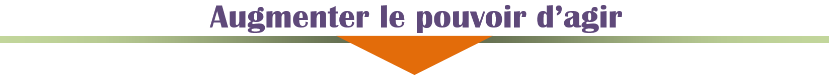 Augmenter le pouvoir d'agir | Agence DDA