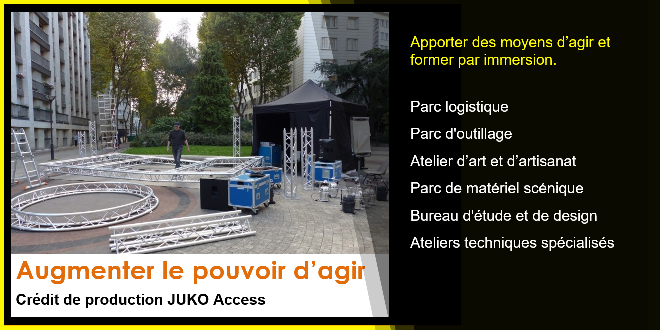 JUKO Access_DDA - Accéder aux moyens de produire